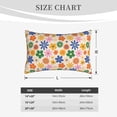 thumbnail image 6 of Fotbe Groovy Daisy Flowers Pillow Cases - Envelope Closure - Luxury, Extra Soft, Cooling Pillow Covers - Wrinkle, Fade, Stain Resistant-20"x30", 6 of 9