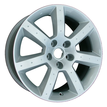 2003-2005 Nissan 350Z  17x7.5 Alloy Wheel, Rim Front Medium Silver Sparkle Full Face