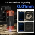 thumbnail image 6 of ATOMSTACK A10 PRO V2 La/ser Engraver Upgraded,10W La/ser Engraving Machine,0.01mm Compressed Spot 20000mm/min La/ser Engraving Tool for Wood Acrylic Leather Stone Metal Glas, 6 of 10