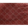 thumbnail image 4 of oneOone Georgette Viscose Red Fabric Geometric Bandhani Sewing Material Print Fabric By The Yard 42 Inch Wide, 4 of 4