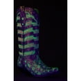 thumbnail image 2 of Corral Women's Stars And Stripes Blacklight Western Boot Snip Toe Black 10 M  US, 2 of 8