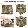 thumbnail image 4 of Map section Toy Storage Bins - Foldable with Handle, 10.8"x10.5"x10.6", Large Capacity - Storage Cubes, Cube Organizer, 4 of 6