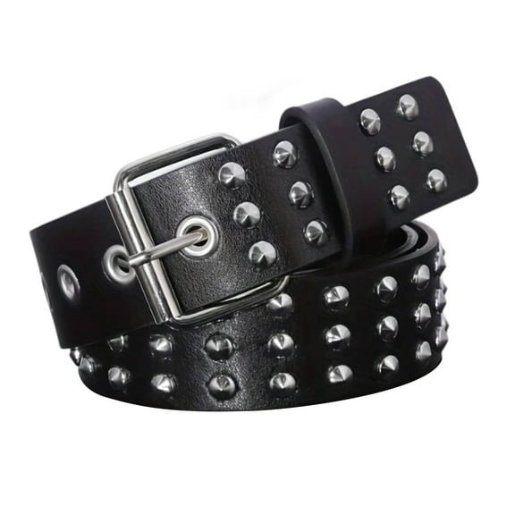 XIRQI Studded Belt Personalized Punk Y2k Belt PU Leather Belts Y2k,Style2