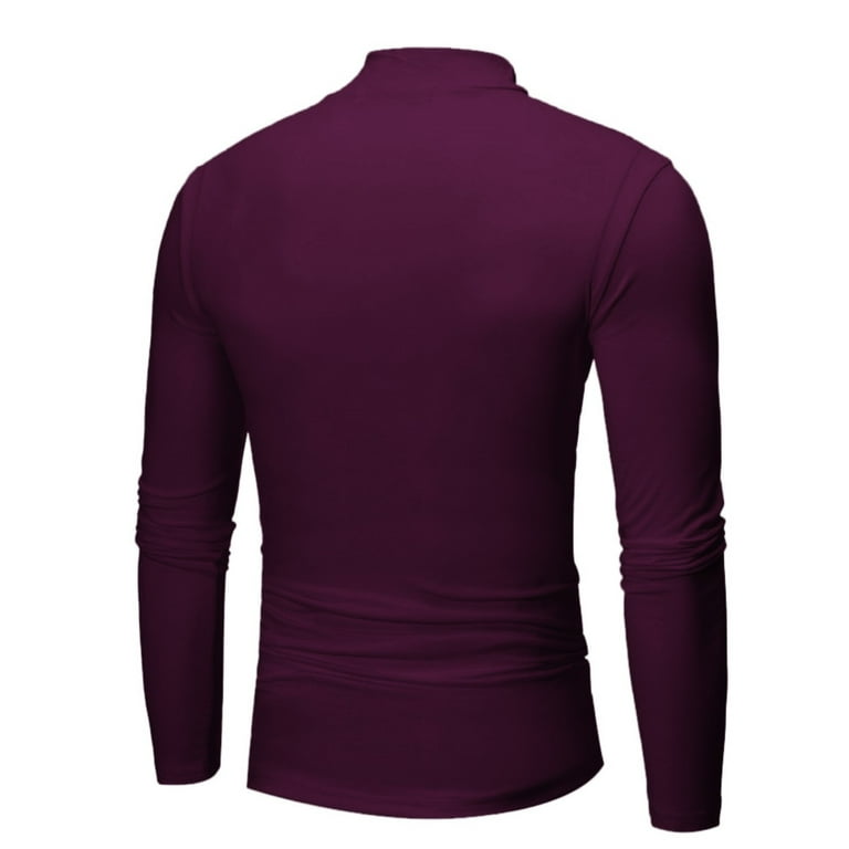 Fgnfyis Male Winter Warm Low Collar Fashion Thermal Underwear Men - Main Image
