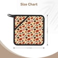 thumbnail image 3 of Sikiie Halloween Donut Pot Holders Kitchen Insulation Mats Heat Resistant Pot-Holder Oven Anti-Scald Pads for Cooking Baking, 7.1*7.1inch, 3 of 8