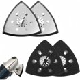 thumbnail image 1 of 4 Pieces Triangle Sander Pad, Triangle Sanding Pad, Sanding Plate Multi-Function Tool, Multi-Function Tool Accessory, for Wood, Metal, Hard Plastic, Sanding, Rust Removal, 1 of 5