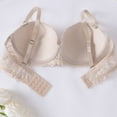 thumbnail image 7 of Women's Balconette Lace Bra, Lightly Padded Comfortable Brassieres, Full Cup Underwire Support Bralette, 7 of 7