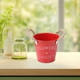thumbnail image 5 of SXcggal Decorative Metal Flower Pots With Floral Print For Indoor Outdoor And Storage Universal Design Practical Basic Flower Pots For Garden, 5 of 5