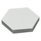 thumbnail image 1 of Adhesivo De Espejo, Adhesivo Acrílico, Adhesivo De Espejo Hexagonal Ignífugo De Peso Ligero, Para Pared De Fondo De Sofá, Pared De Fondo De TV Cergrey 20cm/7.9in Plata, 1 of 8