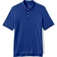 thumbnail image 3 of Lands' End Essentials Men's Long Sleeve All Day Comfort Polo Shirt - 100% Cotton Won't Shrink Pill Fade, 3 of 3