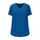 thumbnail image 4 of Camisetas de Verano de Manga Corta de las Mujeres Tira de Color Sólido Grande de Punto de Cuello Redondo, Poliéster Ligero para Uso Diario Y de Ocio Casual, 4 of 7