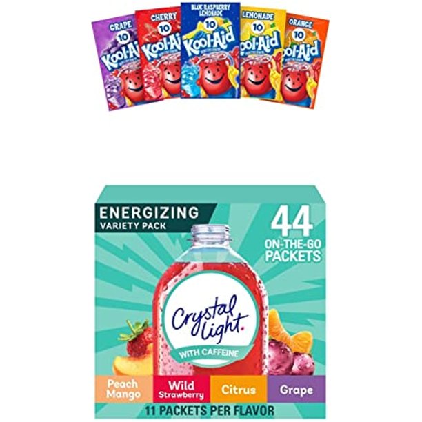 KoolAid Unsweetened Fruit Variety Zero Calories Powdered Drink Mix