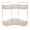 Succinite, variant on 2 Tier Corner Bathroom Countertop Organizer Space Saving Metal Shelf for Cosmetics Skin Care Transparent 11.6x8.3x13.6 in / 29.5x21x34.5 cm