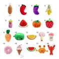 thumbnail image 6 of Lovegab 1pc Plush Squeaky Bone Dog Toys Bite-Resistant Clean Dog Chew Puppy Training Toy Soft Banana Carrot And Vegetable Pet Supplies(Crab), 6 of 6