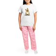 thumbnail image 4 of CafePress - Fawn French Bulldog Women's Light Pajamas - Women's Short Sleeve Print T-Shirt and Pants Light Cotton Pajama Set, 4 of 7