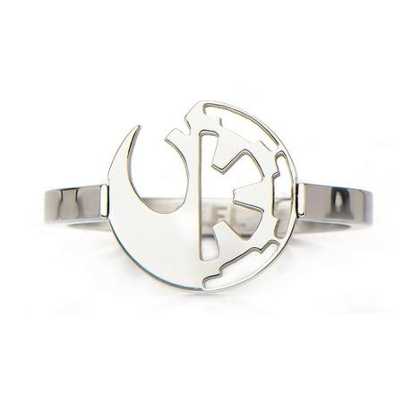 Star Wars Rogue One Split Symbol Womens Stainless Steel Ring | 7