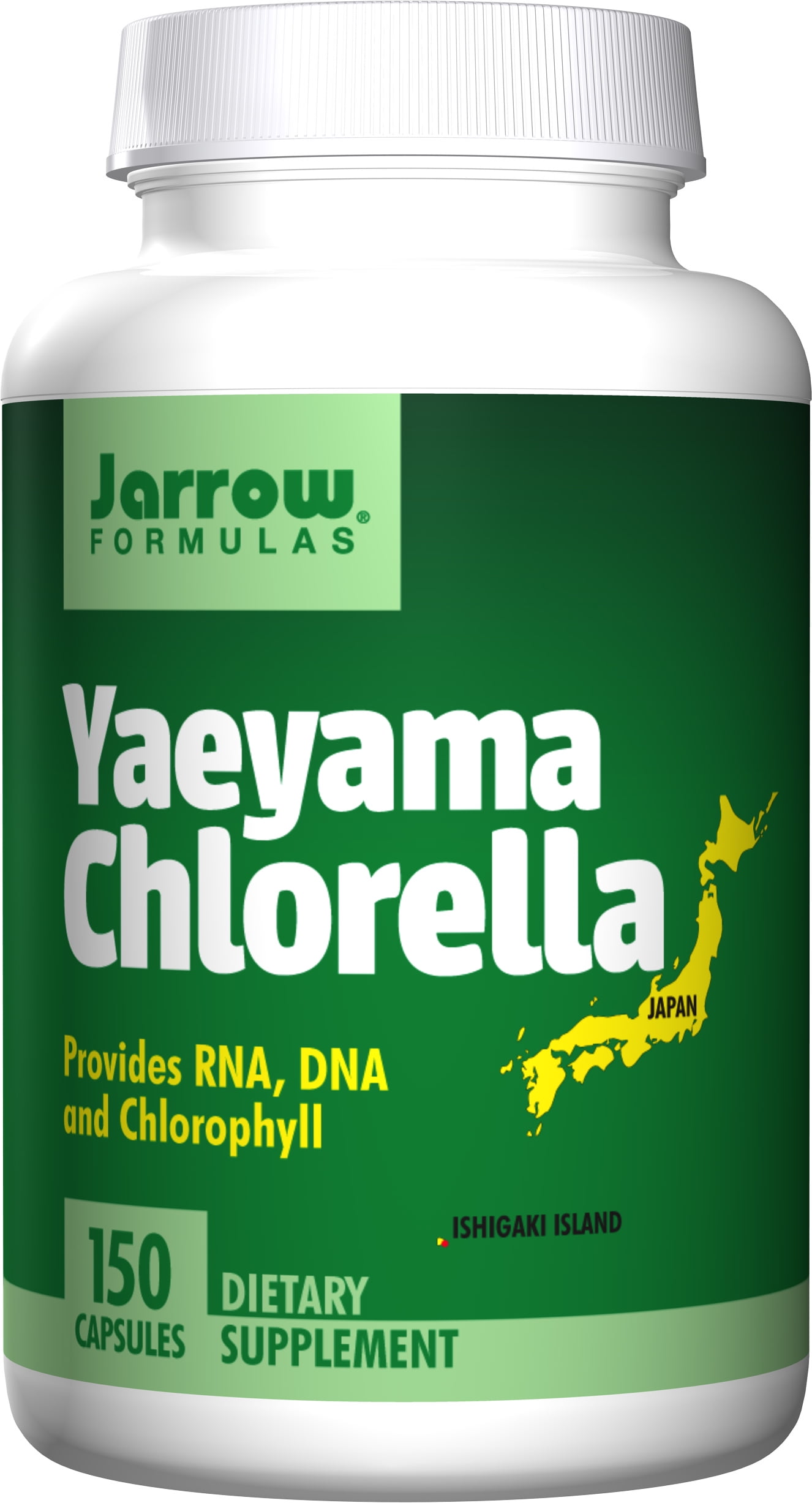 Jarrow Formulas Yaeyama Chlorella 400mg, 150 Capsules