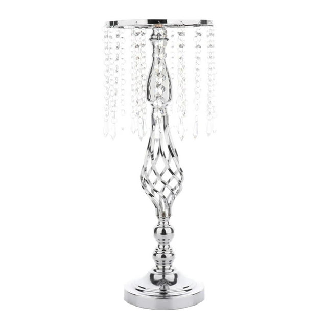 Candebro de cristal para , florero de boda, candebros, decoración Sunnimix Candelero de cristal