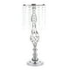 thumbnail image 2 of Candelabro de cristal para bodas, centro de mesa, decoración del hogar Plata 70cm, 2 of 9