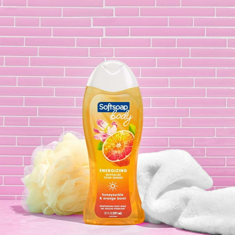 Softsoap Hydrating Liquid Body Wash, Sweet Honeysuckle & Orange