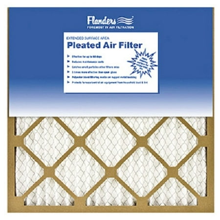 

AAF/Flanders 81555.011420 14 x 20 x 1 Basic Pleated 60 Day Disposable Furnace Air Filter MERV 6 - Case of 12
