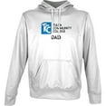 thumbnail image 2 of Men's ProSphere  White Tulsa Community College Dad Logo Pullover Hoodie, 2 of 3