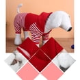 thumbnail image 2 of Pequeño Perro para proteger Cálido Mascota Sudadera Con Capucha De Punto Ropa Suéter L rojo, 2 of 9