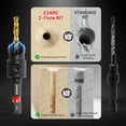 thumbnail image 4 of Juego de brocas avellanadas EZARC, 12 unidades, ajustables con soporte, 4 of 7