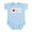 Sky Blue, variant on CafePress - I Love You [Bengali] Infant Bodysuit - Baby Light Bodysuit, Size Newborn - 24 Months
