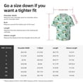 thumbnail image 5 of KLL Horse And Flower Print Men's Shirt Short Sleeve Button Down Summer Cuba Beach Shirts- Large, 5 of 5