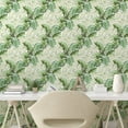 thumbnail image 2 of Ambesonne Tropical Peel & Stick Wallpaper for Home, Palm Foliage Watercolor, 13"x100", Pale Reseda Green White, 2 of 5