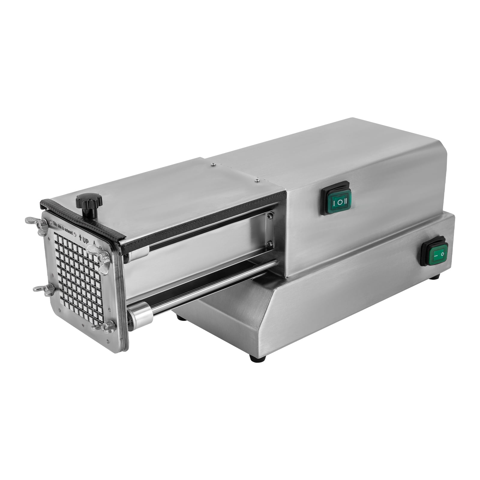  Fichiouy 200W Commercial Electric Potato Cutter With 2