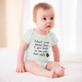 thumbnail image 3 of I Don't Even Know How I Got Back in My Crib - Baby Clothes - Funny Newborn Bodysuit Outfits for Boys And Girls White-style-1 9months, 3 of 7