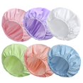 thumbnail image 1 of Gorros de ducha CHFONG, 6 unidades, para mujer, impermeables y reutilizables, 1 of 6