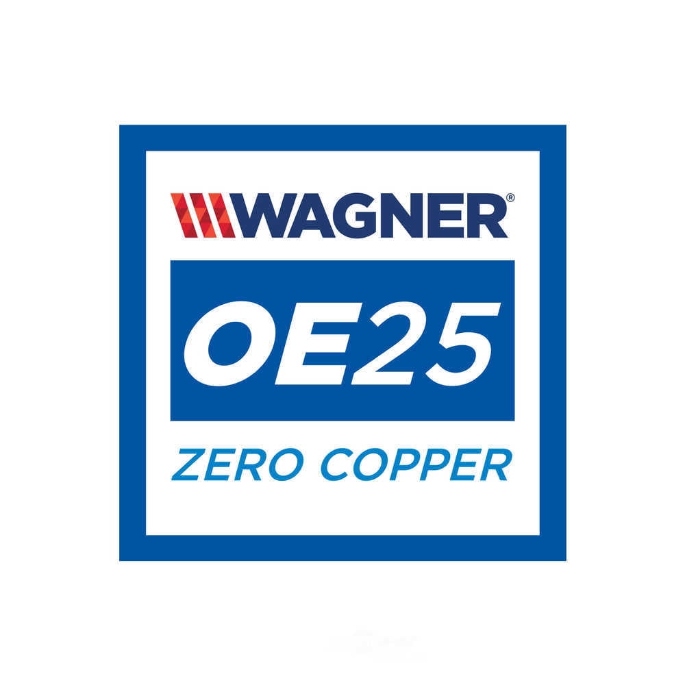 Wagner Brake ZD2176 QuickStop Front Disc Brake Pad Set Ceramic