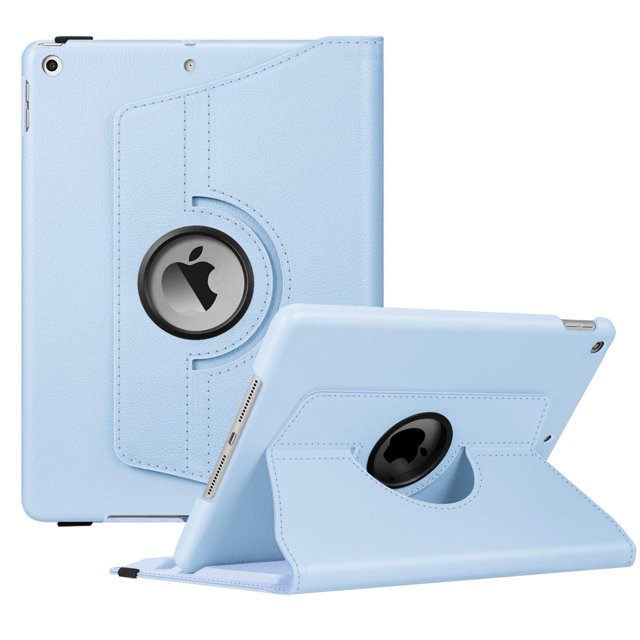 Funda giratoria Fintie para iPad de 9ª, 8ª y 7ª generación de 10,2 pulgadas, color azul cielo