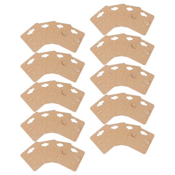 KONTONTY 100pcs Jewelry Display Cards For Selling Earrings Earring Cards For Selling Jewelry Ear Card Display Earring Holder For Selling