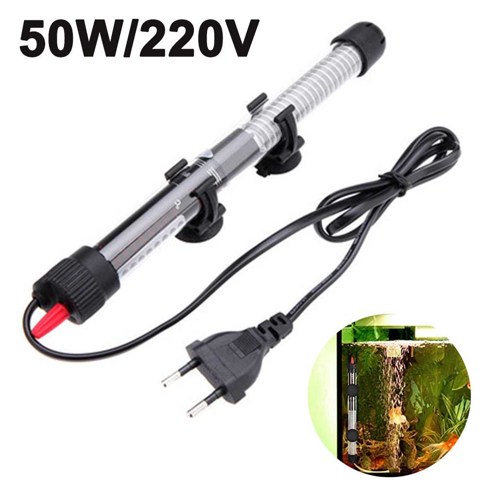 Aquarium Heater Fish Tank Submersible Heater Turtle Heat Rod with
