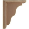 thumbnail image 2 of 3 1/2"W x 7"D x 9"H Hamilton Traditional Wood Vintage Decor Bracket, Weathered Brown, 2 of 6