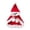 A, variant on Pet Santa Cape Christmas Pet Hooded Cloak with Pom Poms White Soft Adjustable Pet Holiday Dress Up Outfit for Small Dogs Cats Xmas Photo Party S