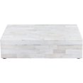 thumbnail image 2 of Handicrafts Home Jewelry Gift Boxes - Decorative Organizer and Storage Box for Décor White Bone Inlay 10x6x2.5 inch, 2 of 7