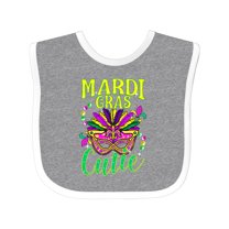 Inktastic Mardi Gras for Girls Girls Baby Bib