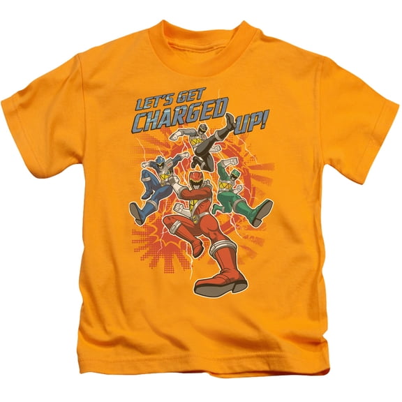 Power Rangers - Charged Up - Juvenile Short Sleeve Shirt - 5/6
