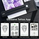 thumbnail image 5 of Impresora de tatuajes PeriPage P91 inalámbrica térmica con papel de plantilla, 5 of 8