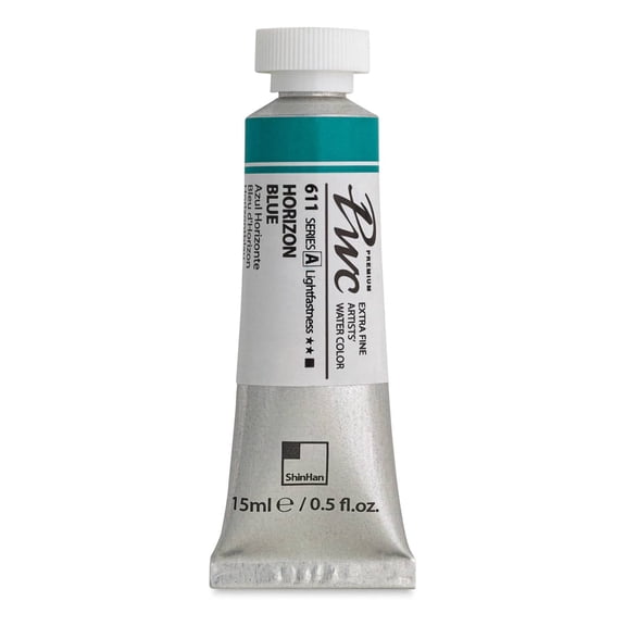 ShinHan PWC Extra Fine Professional Watercolor - Horizon Blue, 15 ml, Tube