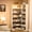 White (1), variant on Modern White 6-Tier L-Shaped Corner Bookshelf with Baffles - Tall Office Bookcase for Living Room, Home Office - Space-Saving - White (1)