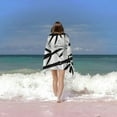 thumbnail image 6 of PHYHOO Summer Bamboo Beach Towel Large Lightweight Microfiber Towel Super Absorbent Sand Free Beach Blanket Thin Quick Dry Pool Towel for Beach Travel Sports Pool Bath Camping Yoga 30x60in, 6 of 8