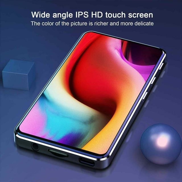 Reproductor Mp3 Xihbxyly Bluetooth Pantalla Táctil Vídeo Hd Mp4 Mp3 Hasta 64 Gb