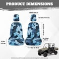 thumbnail image 7 of KUIFORTI Blue Camouflage UTV Seat Covers Seats Cover for UTV Easy to Install Rhino Accessories Bucket Seat Cover Comfortable Compatible with Rhino 700 660 450 2004-2021, 7 of 7