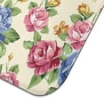 thumbnail image 3 of Microfibre Drying Mat for Kitchen Rose Floral Print Dish Drying Drainer Mat Absorbent Pioneer Drying Mat Washing Up for Glass, Plate & Cup 16inch X 18inch, 3 of 7